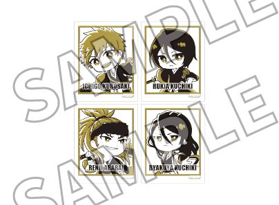 Maki-e stickers (4 types)