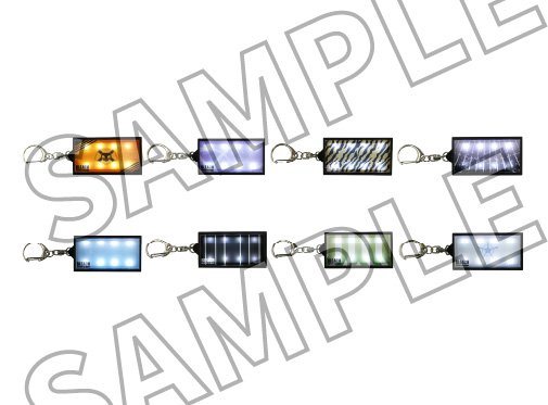 LED keychains (8 types)